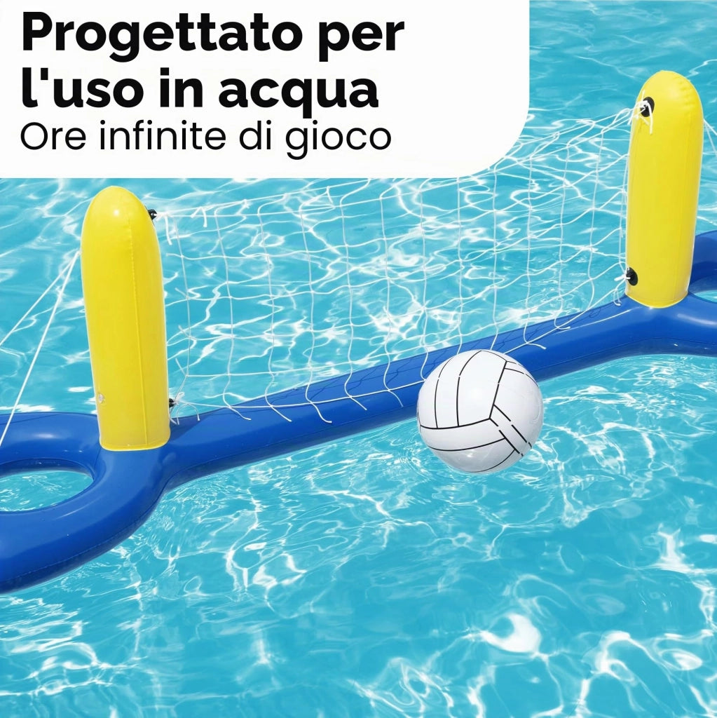 Set Galleggiante Gonfiabile Volley +3 Anni 252 CMX64 Peso 1000 g