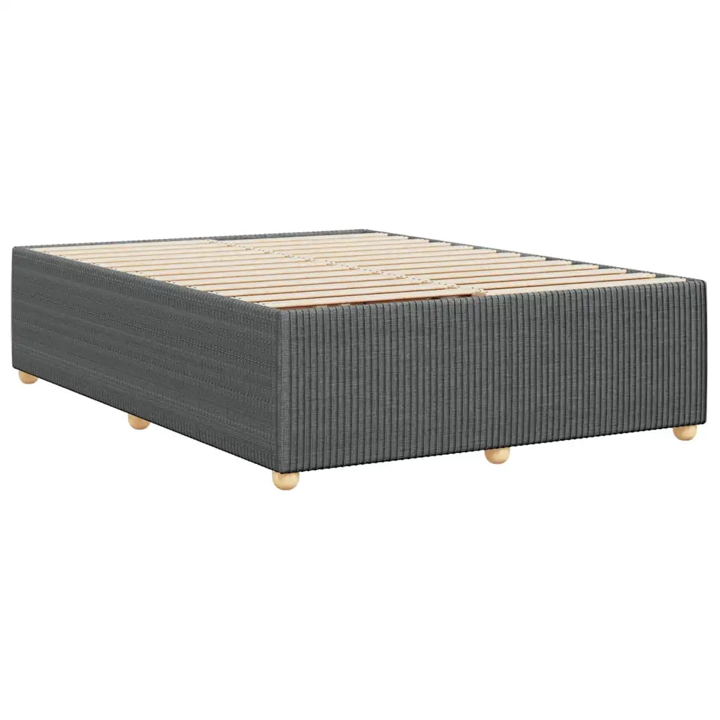 Giroletto senza Materasso Grigio Scuro 140x190 cm Tessuto