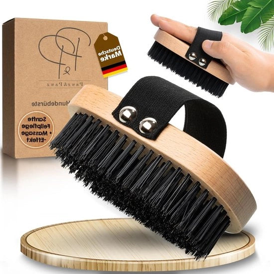 Borsetto per pelo corto - borsetto premium per cura pelo con effetto massaggiante per cani e gatti