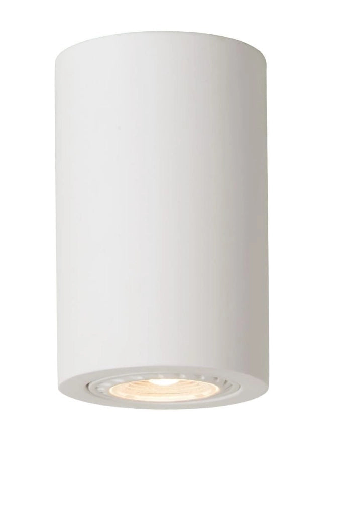 Faretto soffitto Lucide Gipsy gesso bianco GU10 35W