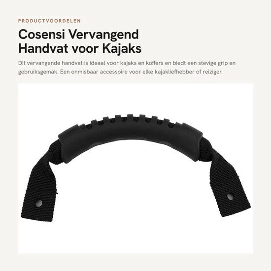 Accessorio di sostituzione per maniglie di kayak - Maniglie - Manubrio - Maniglione di valigia - Leggero - Duraturo - Manubrio di sostituzione