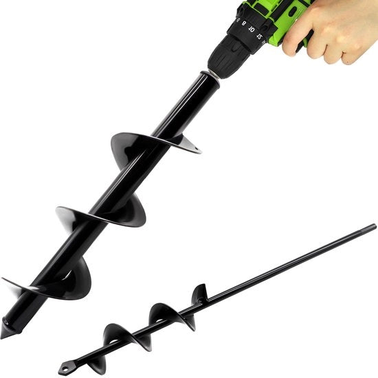 Boor per giardino spirale con diametro 4,1 cm/8,9 cm