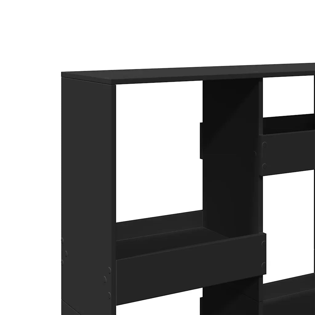 Divisorio Ambienti | Divider per stanze | Paravento Nero 100x33x135 cm in Truciolato