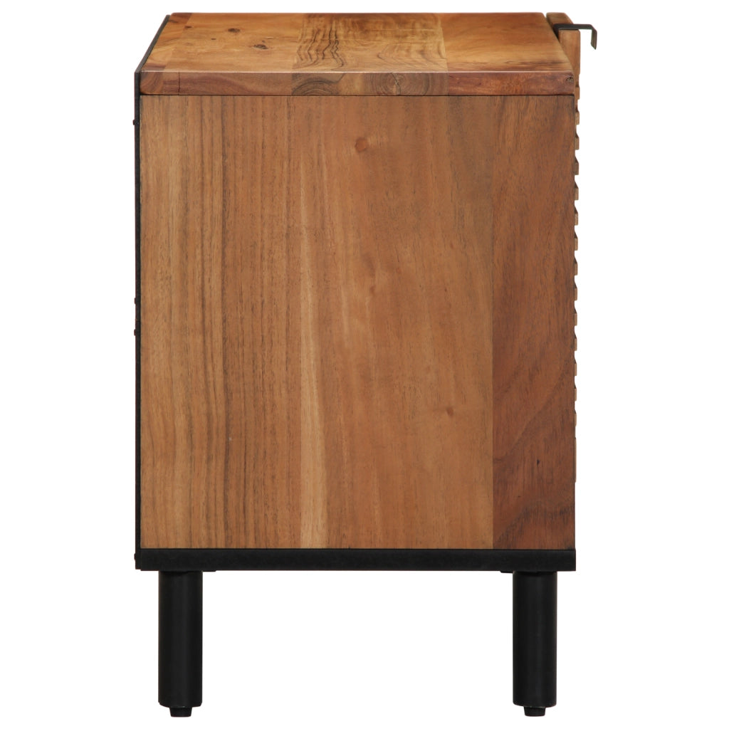 Mobile TV  80x31,5x46 cm in legno massello di acacia