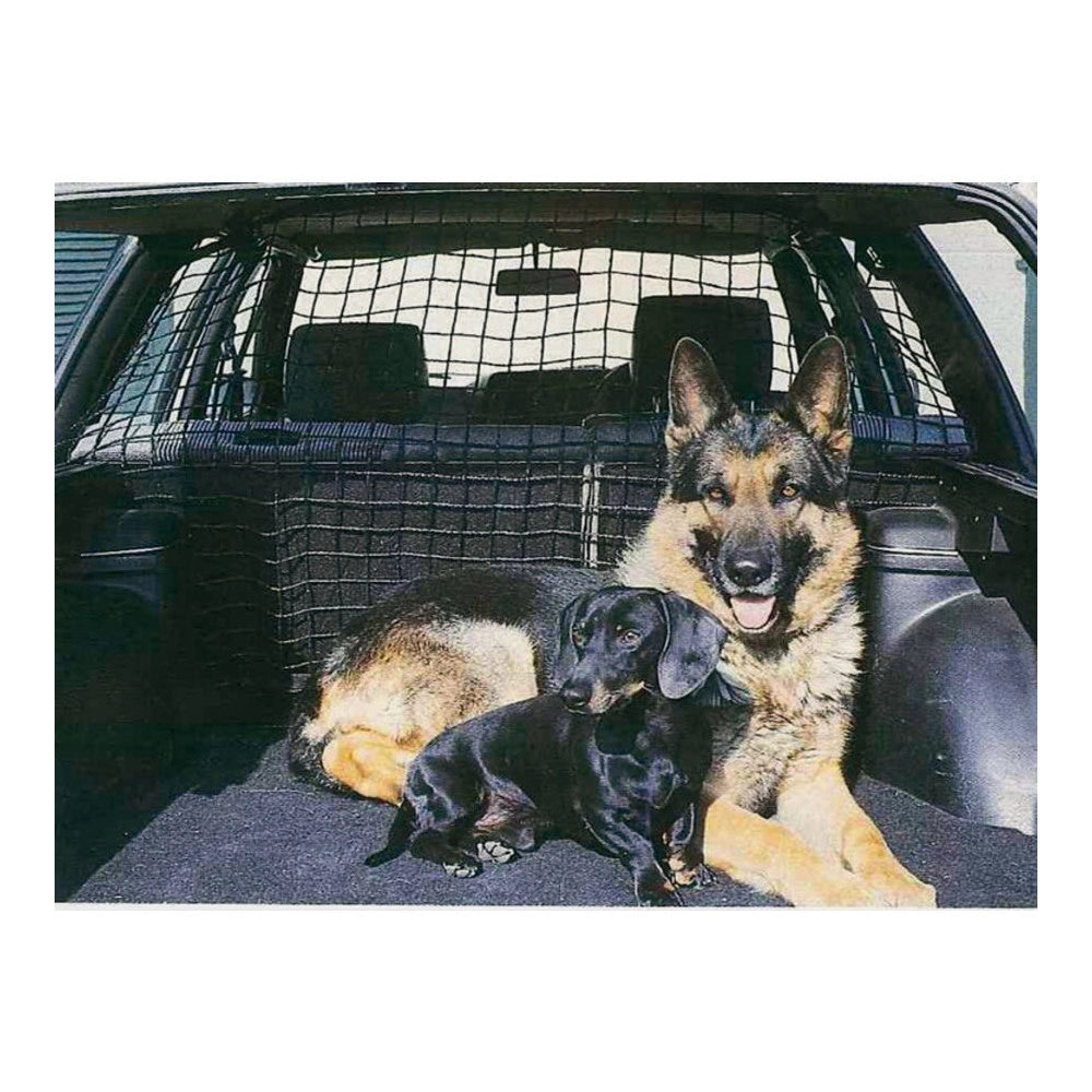 Trade Shop - Divisorio In Rete Elastica Per Auto Maglie Larghe Trasporto Cani E Gatti Animali -