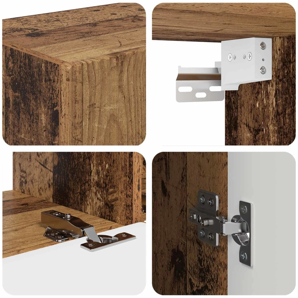 Set mobile TV 3 pcs Legno vecchio Legno multistrato 3409022