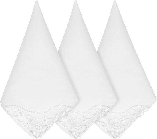Set di tovaglioli in stoffa per donne con decorazioni a maglia, set di tovaglioli da sposa per occasioni speciali