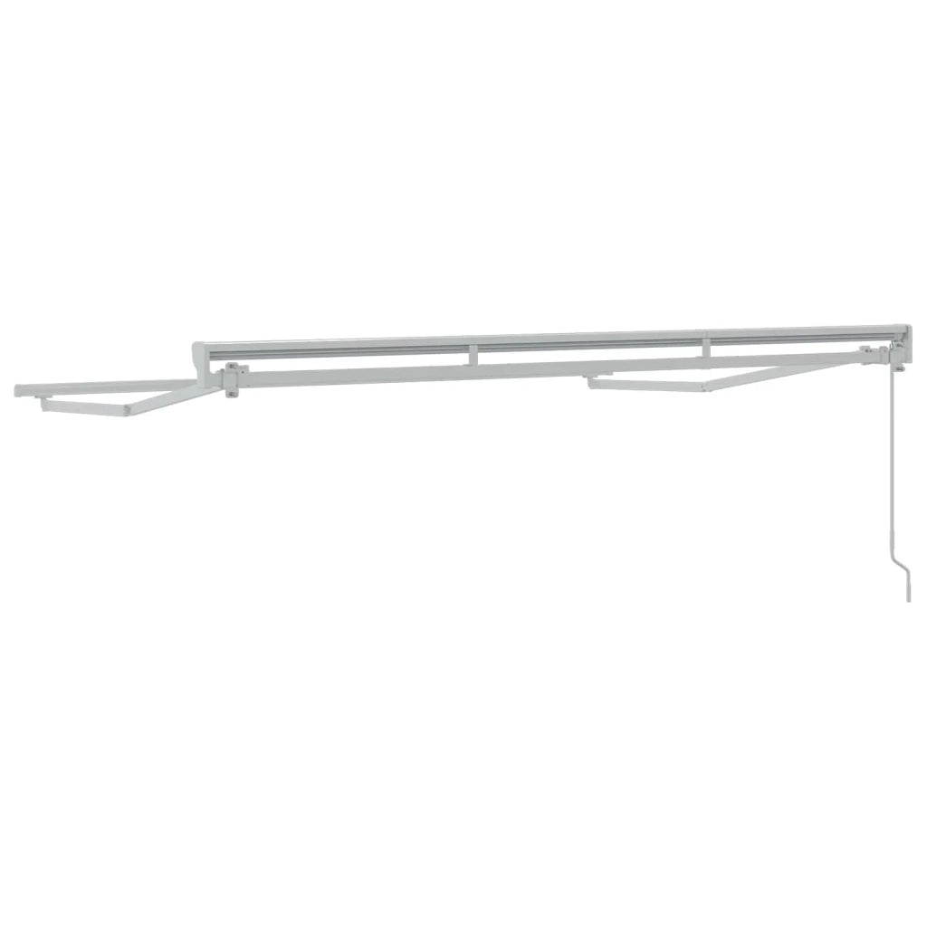 Telaio di tenda manuale Regolabile Bianco 3,5 x 2,5 m Acciaio 42024780