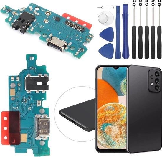 Caricatore Samsung Galaxy A23 5G SM-A236B | Dock USB, cavo flessibile | Sostituzione porta di ricarica.