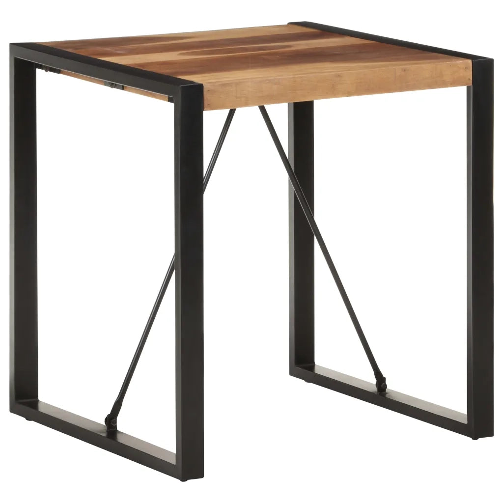 Tavolo da Pranzo 70x70x75 cm in Legno Massello di Acacia 321598