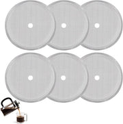 Filtro sostitutivo per caffè a stantuffo 1 litro - filtro per caffè a stantuffo in acciaio inossidabile - filtro sostitutivo a maglia - set di filtri per caffè a stantuffo - 1000 ml - 8 tazze