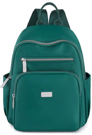 Borsa da Spalla Piccola per Donna Ragazza Nylon Impermeabile Borsa da Ufficio con Funzione Antifurto Verde Scuro