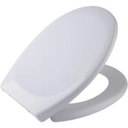 Batwa, sedile wc con coperchio, abbassamento automatico, forma a