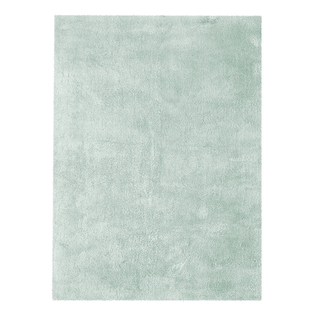 Tappeto Shaggy Bali a pelo lungo azzurro pastello