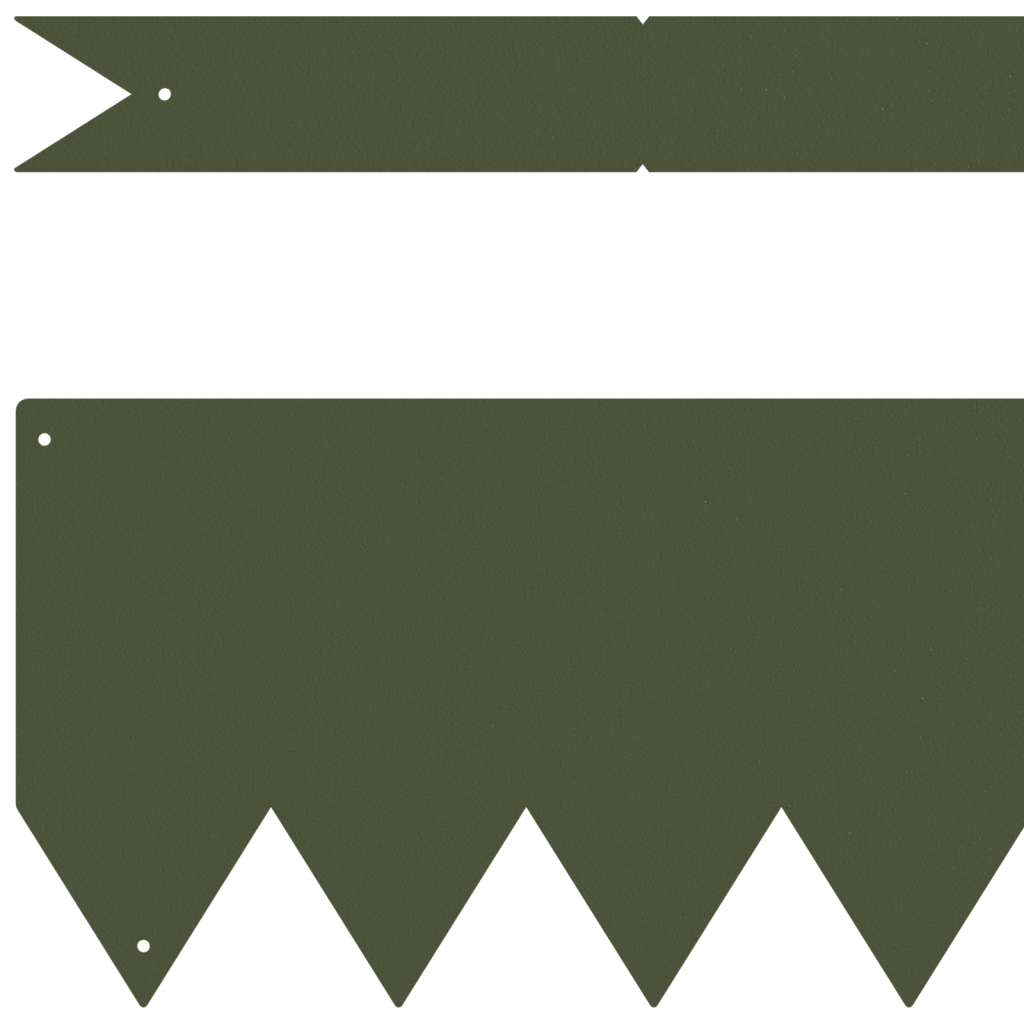 Bordure da Giardino 30 pz Verde Oliva 100x0,5x15 cm Plastica