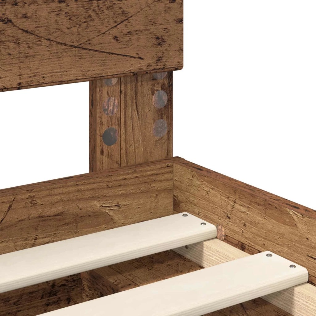 Struttura del letto Legno vecchio 120 x 200 cm Pino massello 3409388