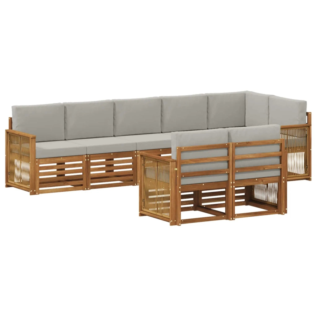 Set di divani da esterno 7 pz 3384507