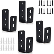 Portale di accesso a forma di U, beugel per barriere di chiusura stradale, beugel metallica pesante, set di rinforzi per porte - 4 pezzi