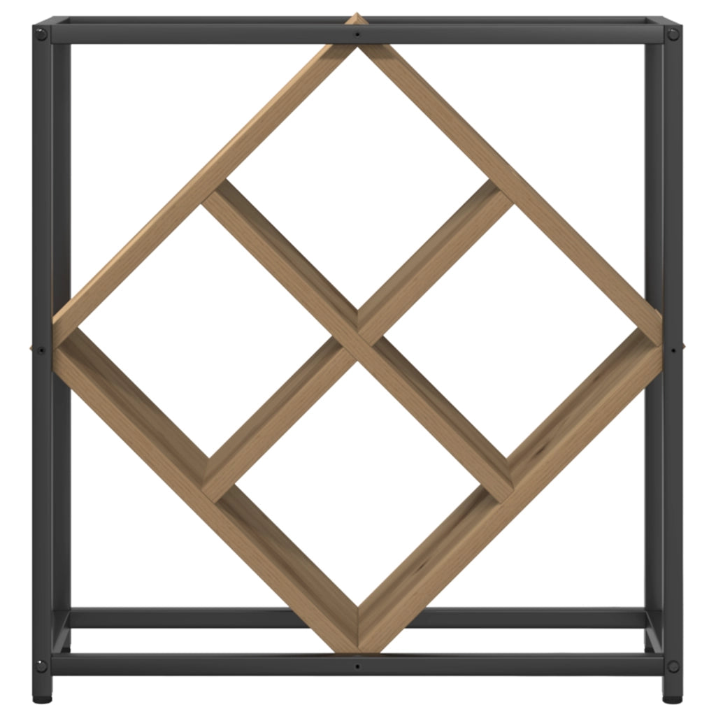 Portabottiglie Artisan in Quercia 51x18x52,5 cm in Legno Ingegnerizzato