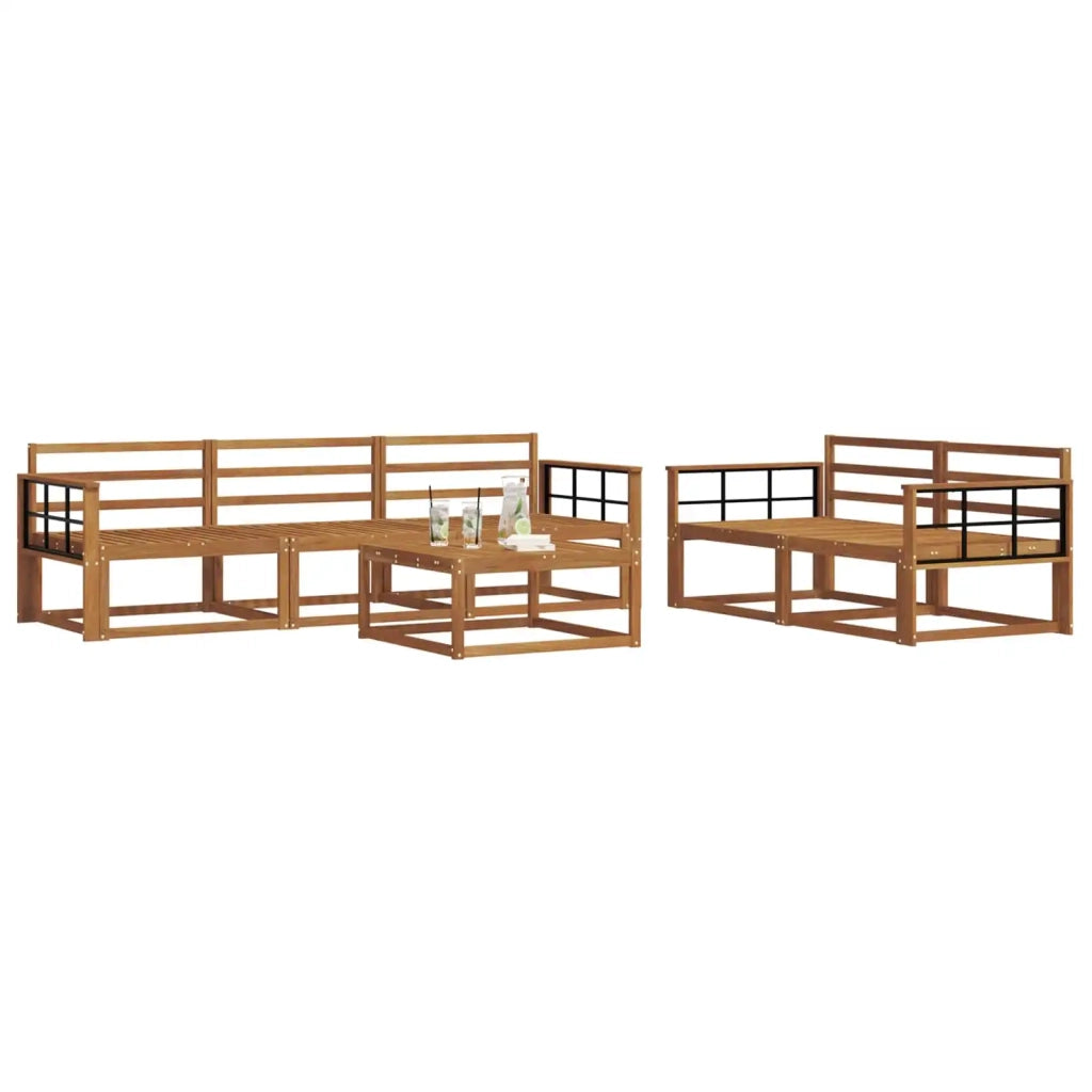 Set di divani da esterno 6 pcs Naturale 3367202