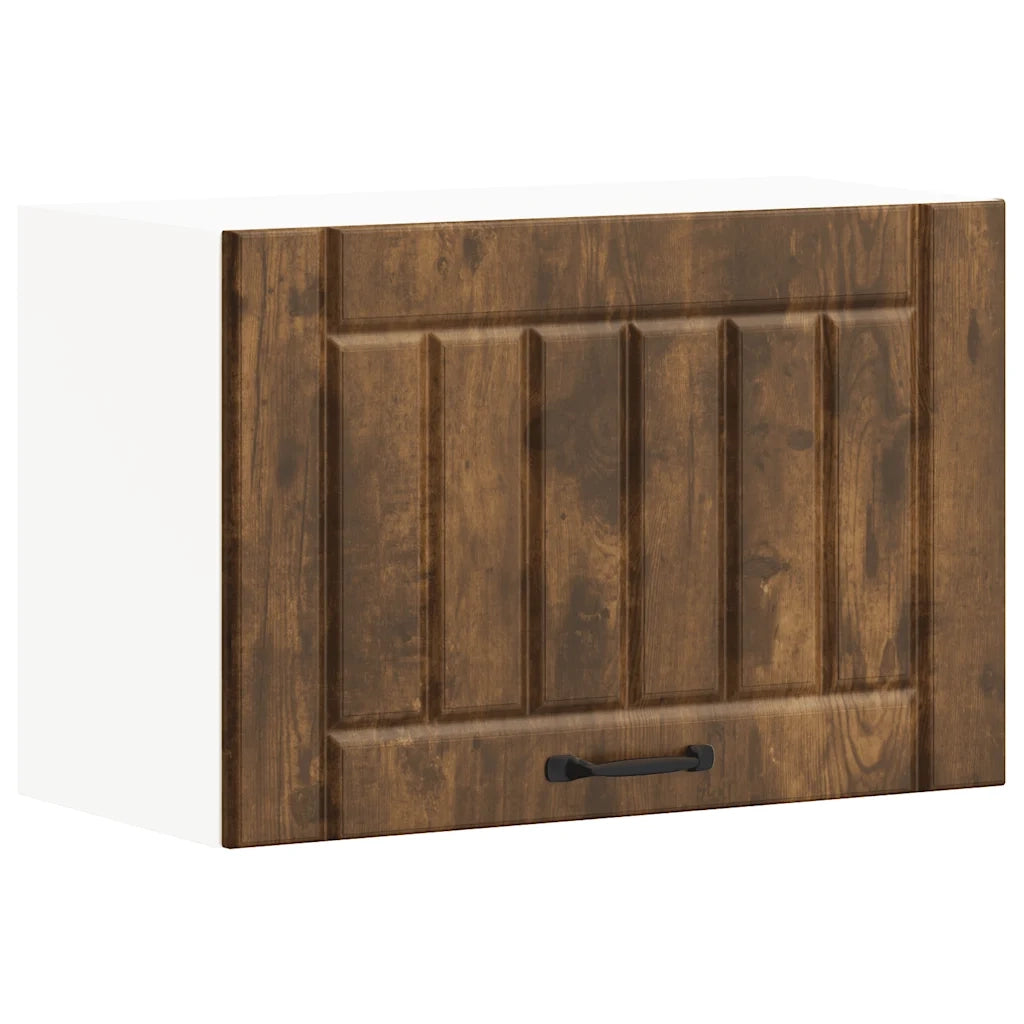 vidaXL Pensile da Cucina Lucca Rovere Fumo in Legno Multistrato