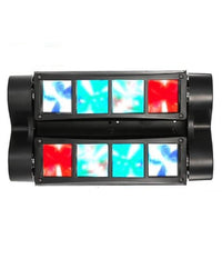 Effetti Luce A Testa Mobile Multiraggio Rush Multi Beam Mini Spider 8 Raggi Beam         