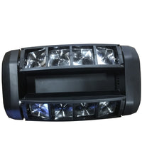 Effetti Luce A Testa Mobile Multiraggio Rush Multi Beam Mini Spider 8 Raggi Beam         