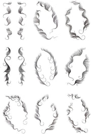 Stickers per Linea di Capelli - Impermeabili - Strumento di Trucco Temporaneo - Stickers per Tatuaggio di Capelli - Per Donne - Comodi e Simulano un Pony Reale - Tatuaggio di Capelli 

Modello: 
- Materiale: 
- Dimensioni: 
- Quantità: 
- Colore: