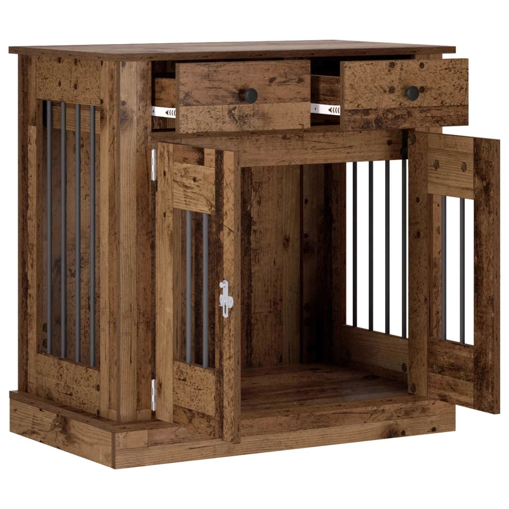 Mobile da cassa per cani Legno antico 80 x 47,5 x 80 cm 8014771