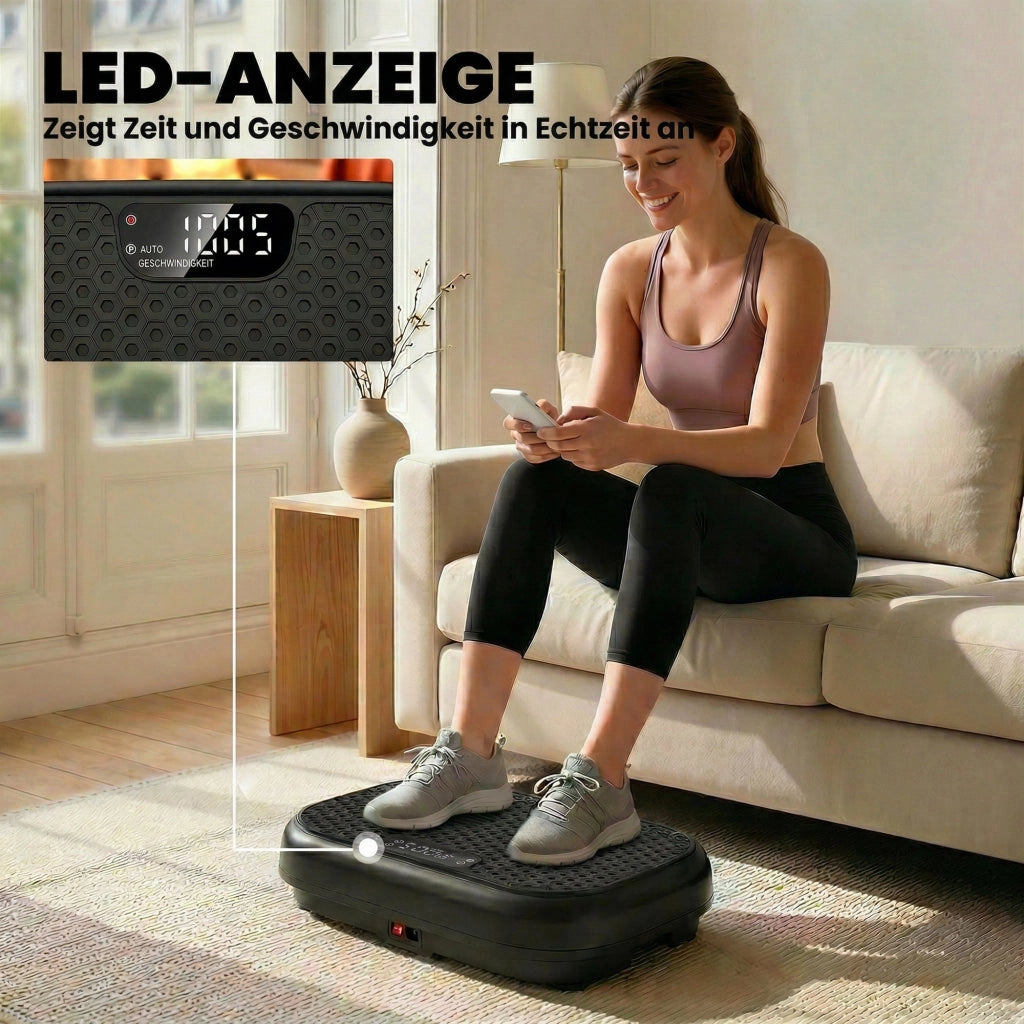 Piastra Vibrante per Massaggi ¨C zephmum ¨C Nero