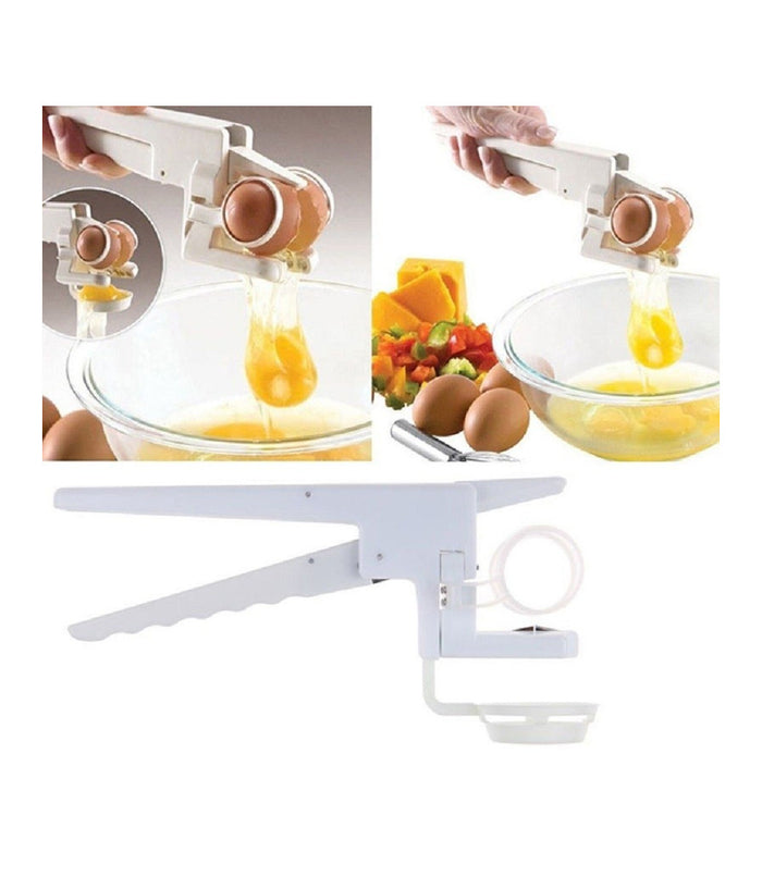 Egg Ez Cracker Rompi Guscio Uovo Separa Uova Chiara Bianco Rosso Tuorlo Albume         