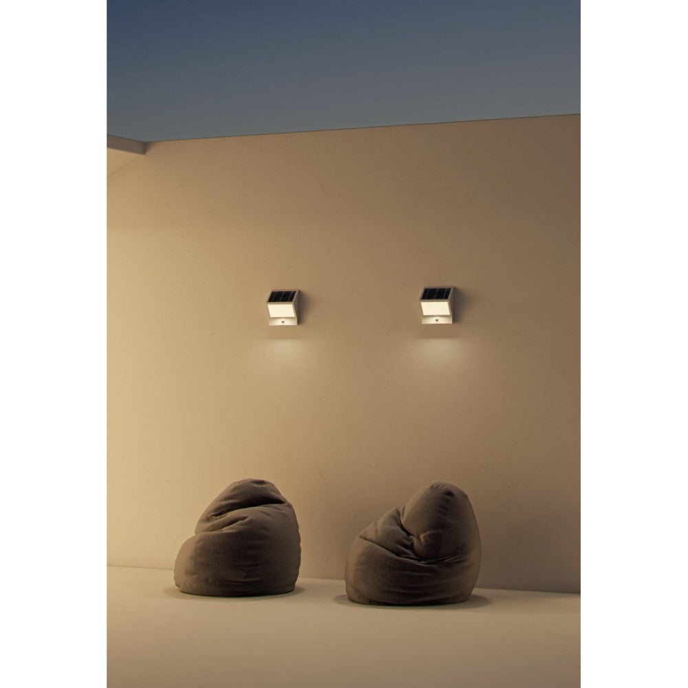 EGNA - Faretto nero a energia solare 4000K Luce da esterno Beneito Faure