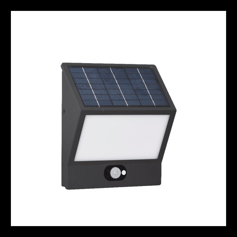 EGNA - Faretto nero a energia solare 4000K Luce da esterno Beneito Faure