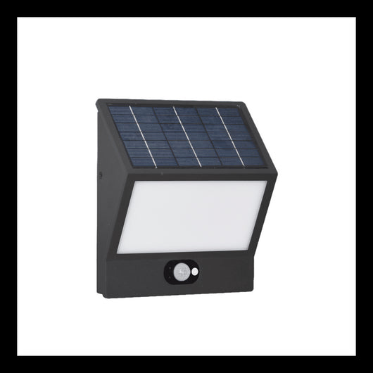 EGNA - Faretto nero a energia solare 4000K Luce da esterno Beneito Faure