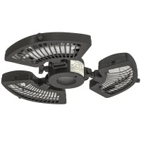 Termoarredo Elettrico da Esterno, 2400W, con 3 Livelli di Calore, Protezione Antiribaltamento per Ombrellone Terrazza Ø55x8 cm, Nero