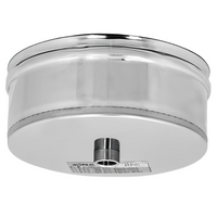 Tappo raccolta condensa acciaio per ispezione canna fumaria manutenzione *** misura Ø 180 mm, confezione 1