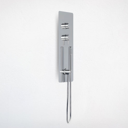 Wall kit a parete da incasso a muro acciaio inox cromato lucido deviatore doccetta doccia *** confezione 1