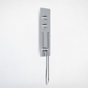 Wall kit a parete da incasso a muro acciaio inox cromato lucido deviatore doccetta doccia *** confezione 1