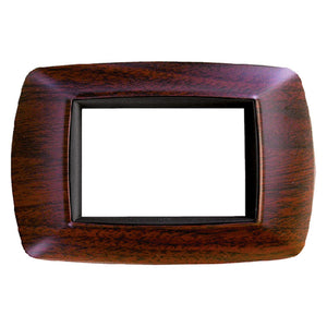 placca effetto legno scuro 'life' 7 posti - 2987/ls cod:ferx.8069890nlm