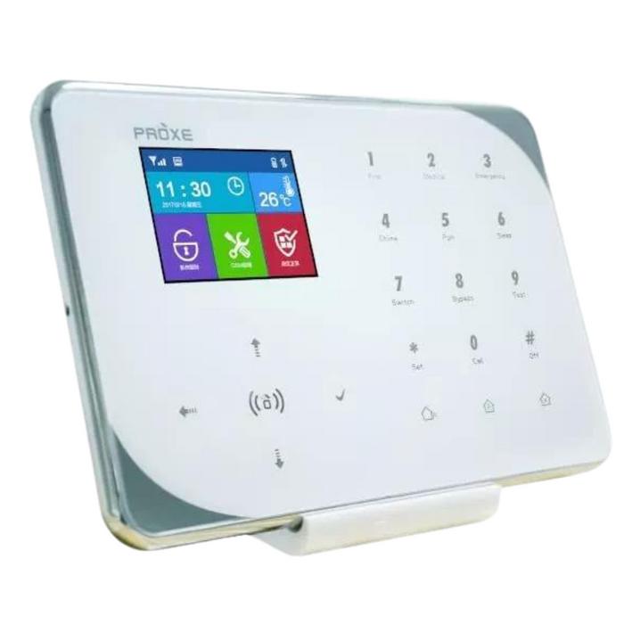Kit allarme gsm/wi-fi sicura pro con centrale tastiera soft touch integrata