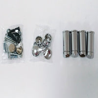 Termoarredo cromato bagno in acciaio calorifero termosifone scaldasalviette *** misure h680xl450xi400 14 tubi, pezzi 1