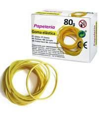 Elastici In Gomma Giallo Confezione Da 80g Per Ufficio Casa Cucina Bricolage         