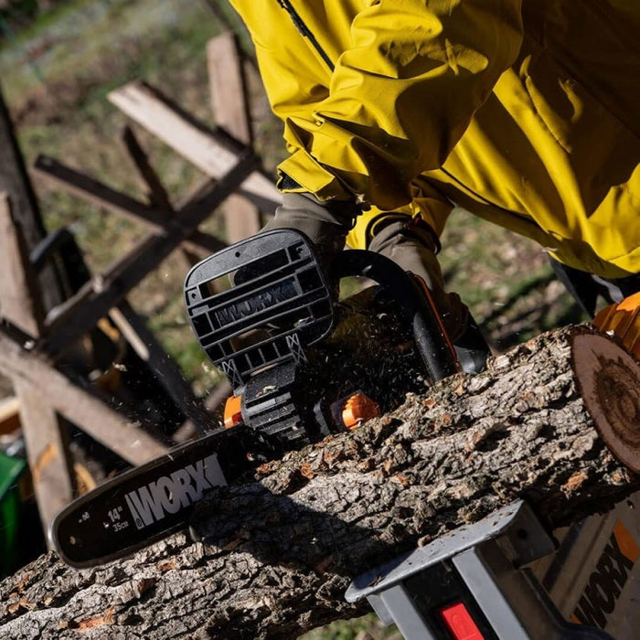 Elettrosega a Batteria Nitro 2 Batterie 20V/4Ah Caricabatteria Doppio Rapido Worx Wg385E