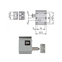 Elettroserratura App.Ferro V09 7905 Viro
