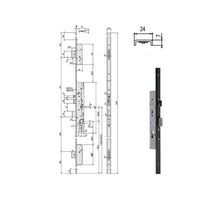 Elettroserratura Inf.Multipunto 19426-25-0 Cisa
