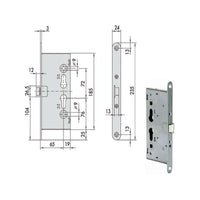 Elettroserratura Inf.Tagliafuoco 13110-65-0 Cisa