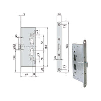 Elettroserratura Inf.Tagliafuoco 13160-65-1 Cisa