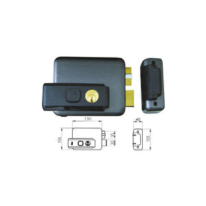 Elettroserratura ISEO Serie 53N destra – Art. 53N5151DX