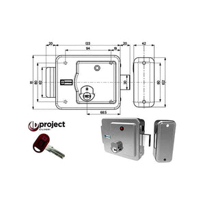 Elettroserratura Motorizzata Sx 49Xd1 Mottura