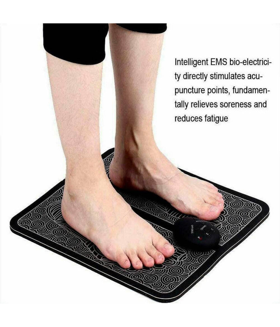 Elettrostimolatore Ems Piedi Massaggiatore Plantare Elettrico Usb Circolazione         